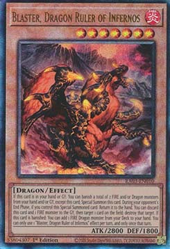 Blaster, Dragon Ruler of Infernos (V.7 - Ultimate Rare) - Quarter Century Bonanza (Ultimate Rare) [RA03-010]