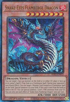 Snake-Eyes Flamberge Dragon (V.6 - Ultimate Rare) - Quarter Century Bonanza (Ultimate Rare) [RA03-033]