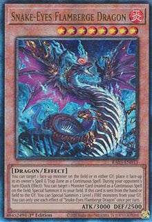 Snake-Eyes Flamberge Dragon (V.6 - Ultimate Rare) - Quarter Century Bonanza (Ultimate Rare) [RA03-033]