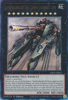 Superdreadnought Rail Cannon Juggernaut Liebe (V.8 - Ultimate Rare) - Quarter Century Bonanza (Ultimate Rare) [RA03-041]