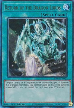 Return of the Dragon Lords (V.7 - Ultimate Rare) - Quarter Century Bonanza (Ultimate Rare) [RA03-060]