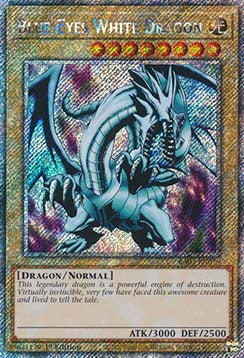 Blue-Eyes White Dragon (V.1 - Platinum Secret Rare) - Quarter Century Bonanza (Platinum Secret Rare) [RA03-079]
