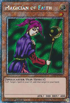 Magician of Faith (V.1 - Platinum Secret Rare) - Quarter Century Bonanza (Platinum Secret Rare) [RA03-090]