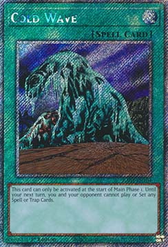 Cold Wave (V.1 - Platinum Secret Rare) - Quarter Century Bonanza (Platinum Secret Rare) [RA03-104]