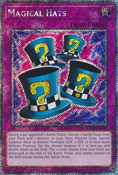 Magical Hats (V.1 - Platinum Secret Rare) - Quarter Century Bonanza (Platinum Secret Rare) [RA03-107]