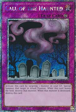 Call of the Haunted (V.1 - Platinum Secret Rare) - Quarter Century Bonanza (Platinum Secret Rare) [RA03-108]