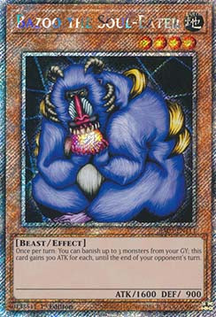 Bazoo the Soul-Eater (V.1 - Platinum Secret Rare) - Quarter Century Bonanza (Platinum Secret Rare) [RA03-111]