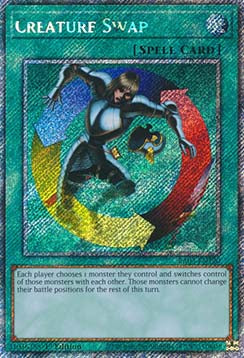 Creature Swap (V.1 - Platinum Secret Rare) - Quarter Century Bonanza (Platinum Secret Rare) [RA03-120]