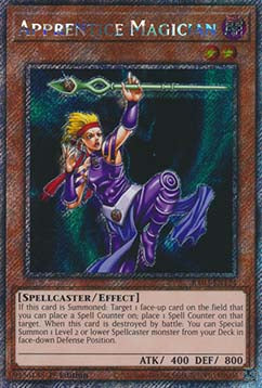 Apprentice Magician (V.1 - Platinum Secret Rare) - Quarter Century Bonanza (Platinum Secret Rare) [RA03-124]