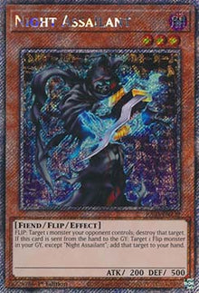 Night Assailant (V.1 - Platinum Secret Rare) - Quarter Century Bonanza (Platinum Secret Rare) [RA03-139]