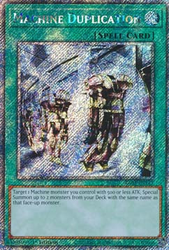 Machine Duplication (V.1 - Platinum Secret Rare) - Quarter Century Bonanza (Platinum Secret Rare) [RA03-145]