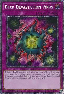 Deck Devastation Virus (V.1 - Platinum Secret Rare) - Quarter Century Bonanza (Platinum Secret Rare) [RA03-150]
