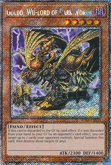 Goldd, Wu-Lord of Dark World (V.1 - Platinum Secret Rare) - Quarter Century Bonanza (Platinum Secret Rare) [RA03-159]
