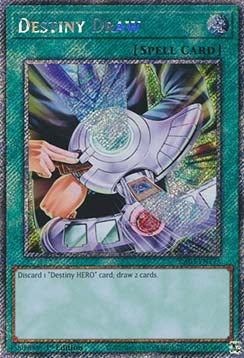 Destiny Draw (V.1 - Platinum Secret Rare) - Quarter Century Bonanza (Platinum Secret Rare) [RA03-173]