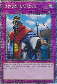 Imperial Order (V.2 - Quarter Century Secret Rare) - Quarter Century Bonanza (Quarter Century Secret Rare) [RA03-106]