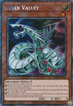 Cyber Valley (V.1 - Platinum Secret Rare) - Quarter Century Bonanza (Platinum Secret Rare) [RA03-192]