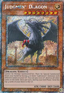Judgment Dragon (V.1 - Platinum Secret Rare) - Quarter Century Bonanza (Platinum Secret Rare) [RA03-196]