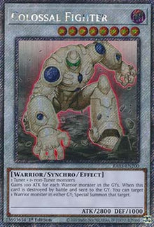 Colossal Fighter (V.1 - Platinum Secret Rare) - Quarter Century Bonanza (Platinum Secret Rare) [RA03-200]