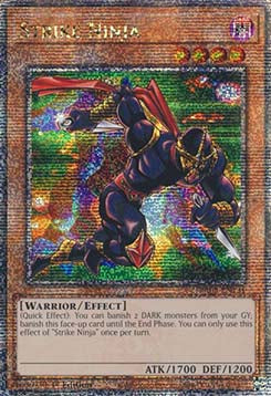Strike Ninja (V.2 - Quarter Century Secret Rare) - Quarter Century Bonanza (Quarter Century Secret Rare) [RA03-131]