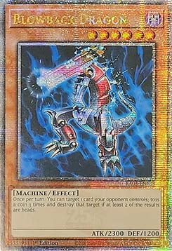 Blowback Dragon (V.2 - Quarter Century Secret Rare) - Quarter Century Bonanza (Quarter Century Secret Rare) [RA03-138]