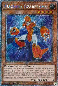 Machina Gearframe (V.1 - Platinum Secret Rare) - Quarter Century Bonanza (Platinum Secret Rare) [RA03-234]