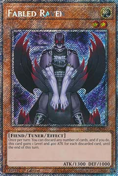 Fabled Raven (V.1 - Platinum Secret Rare) - Quarter Century Bonanza (Platinum Secret Rare) [RA03-239]