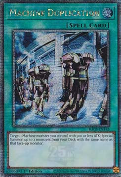 Machine Duplication (V.2 - Quarter Century Secret Rare) - Quarter Century Bonanza (Quarter Century Secret Rare) [RA03-145]