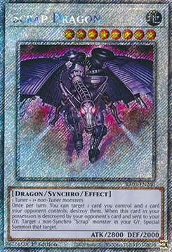 Scrap Dragon (V.1 - Platinum Secret Rare) - Quarter Century Bonanza (Platinum Secret Rare) [RA03-240]