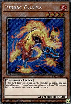 Jurrac Guaiba (V.1 - Platinum Secret Rare) - Quarter Century Bonanza (Platinum Secret Rare) [RA03-242]