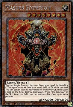 Master Hyperion (V.1 - Platinum Secret Rare) - Quarter Century Bonanza (Platinum Secret Rare) [RA03-252]