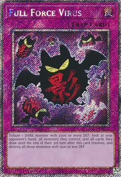 Full Force Virus (V.1 - Platinum Secret Rare) - Quarter Century Bonanza (Platinum Secret Rare) [RA03-267]