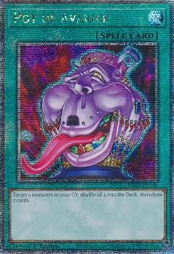Pot of Avarice (V.2 - Quarter Century Secret Rare) - Quarter Century Bonanza (Quarter Century Secret Rare) [RA03-160]