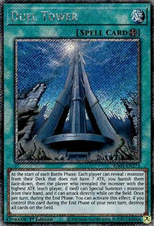 Duel Tower (V.1 - Platinum Secret Rare) - Quarter Century Bonanza (Platinum Secret Rare) [RA03-273]