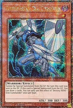 Destiny HERO - Disk Commander (V.2 - Quarter Century Secret Rare) - Quarter Century Bonanza (Quarter Century Secret Rare) [RA03-176]