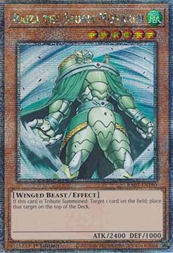 Raiza the Storm Monarch (V.2 - Quarter Century Secret Rare) - Quarter Century Bonanza (Quarter Century Secret Rare) [RA03-180]