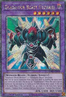 Gladiator Beast Gyzarus (V.2 - Quarter Century Secret Rare) - Quarter Century Bonanza (Quarter Century Secret Rare) [RA03-198]
