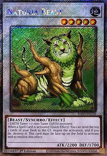 Naturia Beast (V.2 - Quarter Century Secret Rare) - Quarter Century Bonanza (Quarter Century Secret Rare) [RA03-238]