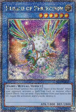 Herald of Perfection (V.2 - Quarter Century Secret Rare) - Quarter Century Bonanza (Quarter Century Secret Rare) [RA03-237]