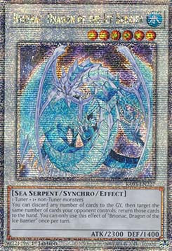 Brionac, Dragon of the Ice Barrier (V.2 - Quarter Century Secret Rare) - Quarter Century Bonanza (Quarter Century Secret Rare) [RA03-227]