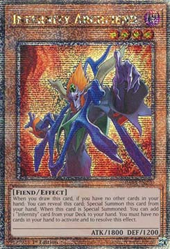 Infernity Archfiend (V.2 - Quarter Century Secret Rare) - Quarter Century Bonanza (Quarter Century Secret Rare) [RA03-220]