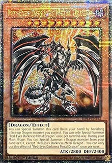 Red-Eyes Darkness Metal Dragon (V.2 - Quarter Century Secret Rare) - Quarter Century Bonanza (Quarter Century Secret Rare) [RA03-212]