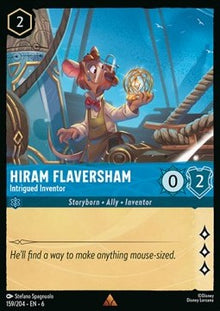Hiram Flaversham - Intrigued Inventor - Azurite Sea (Rare) [6AZS-159]