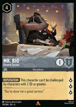 Mr. Big - Shrewd Tycoon - Azurite Sea (Rare) [6AZS-174]