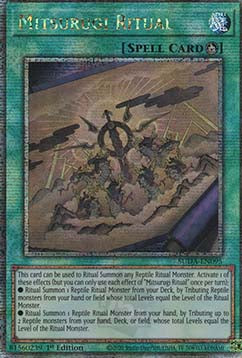 Mitsurugi Ritual (V.2 - Quarter Century Secret Rare) - Supreme Darkness (Quarter Century Secret Rare) [SUDA-095]