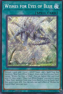 Wishes for Eyes of Blue (V.2 - Secret Rare) - Structure Deck: Blue-Eyes White Destiny (Secret Rare) [SDWD-042]