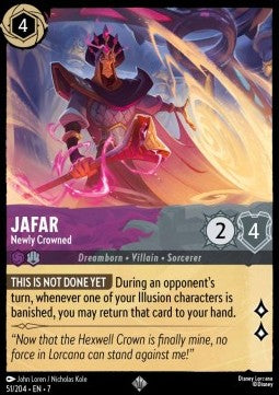 Jafar - Newly Crowned (V.1) - Archazia's Island (Super Rare) [7ARI-51]