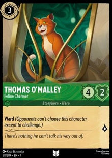 Thomas O'Malley - Feline Charmer - Archazia's Island (Uncommon) [7ARI-88]