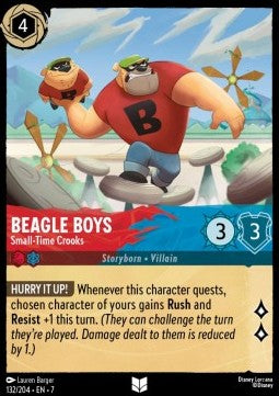 Beagle Boys - Small‐Time Crooks - Archazia's Island (Uncommon) [7ARI-132]