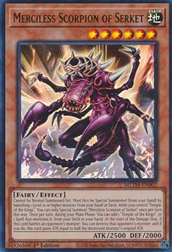 Merciless Scorpion of Serket (V.1 - Ultra Rare) - Maze of the Master (Ultra Rare) [MZTM-002]