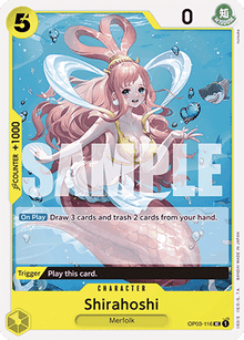 Shirahoshi (OP03-116) (V.1) - The Best (Uncommon) [PRB01-OP03-116]
